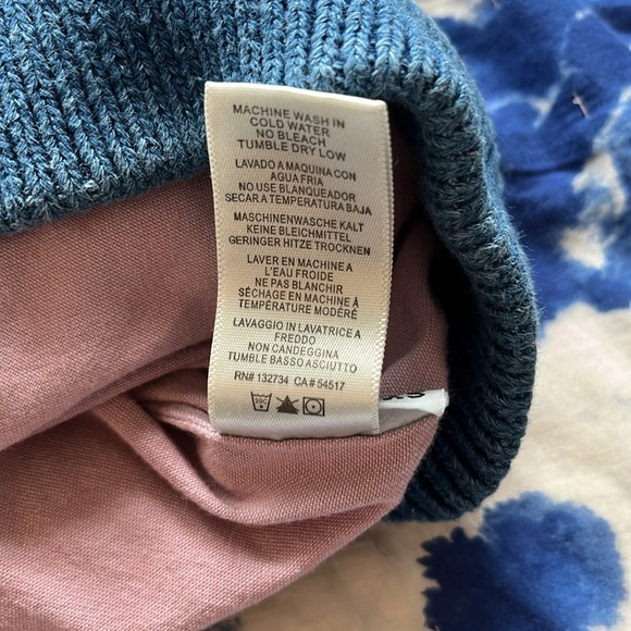 Anthropologie Cloth & Stone Quilted Chambray Bomber Jacket size XS - Picture 14 of 16